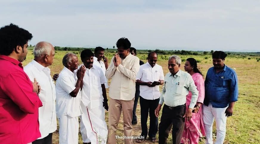 மாநில மாநாட்டு திடலை பார்வையிட்ட துரை வைகோ mp