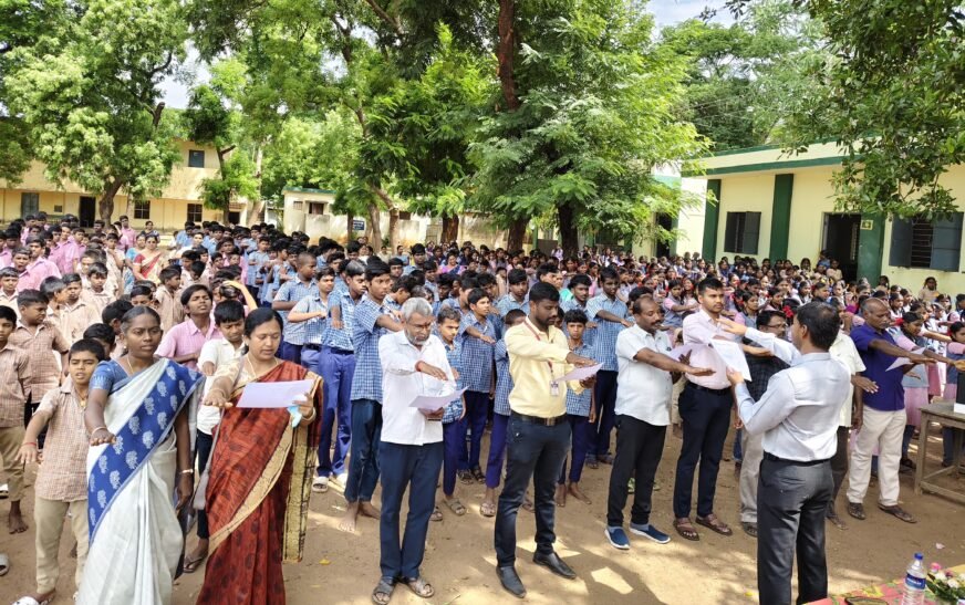 உலக போதைப்பொருள் தடுப்பு தினத்தை முன்னிட்டு போதைப்பொருள் தடுப்பு விழிப்புணர்வு மற்றும் உறுதிமொழி ஏற்கும் நிகழ்ச்சி