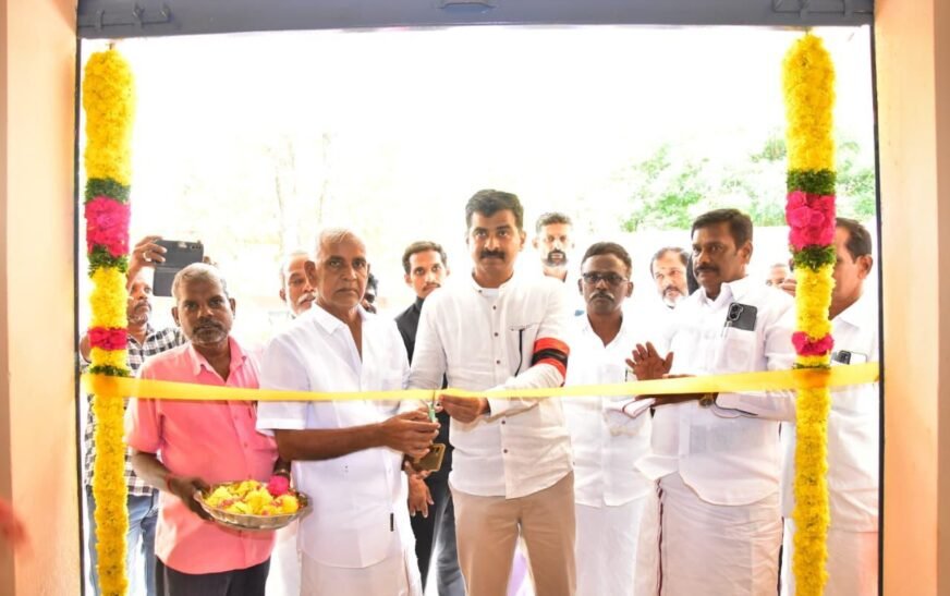 திருச்சி நாடாளுமன்றத் தொகுதியில் துரை வைகோ MP அவர்களின் தொகுதி நிதியில் ஒரு கோடி ரூபாய் மொத்த மதிப்பீட்டில் பல்வேறு பொதுநலத் திட்டங்கள் திறப்பு விழா