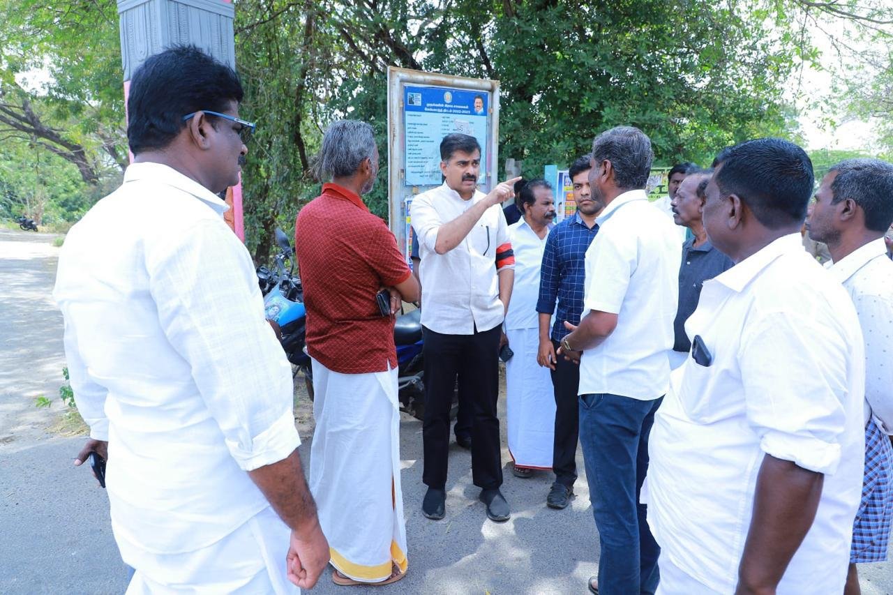 பல்வேறு பகுதிகளில் கள ஆய்வு மேற்கொண்ட துரை வைகோ எம்.பி